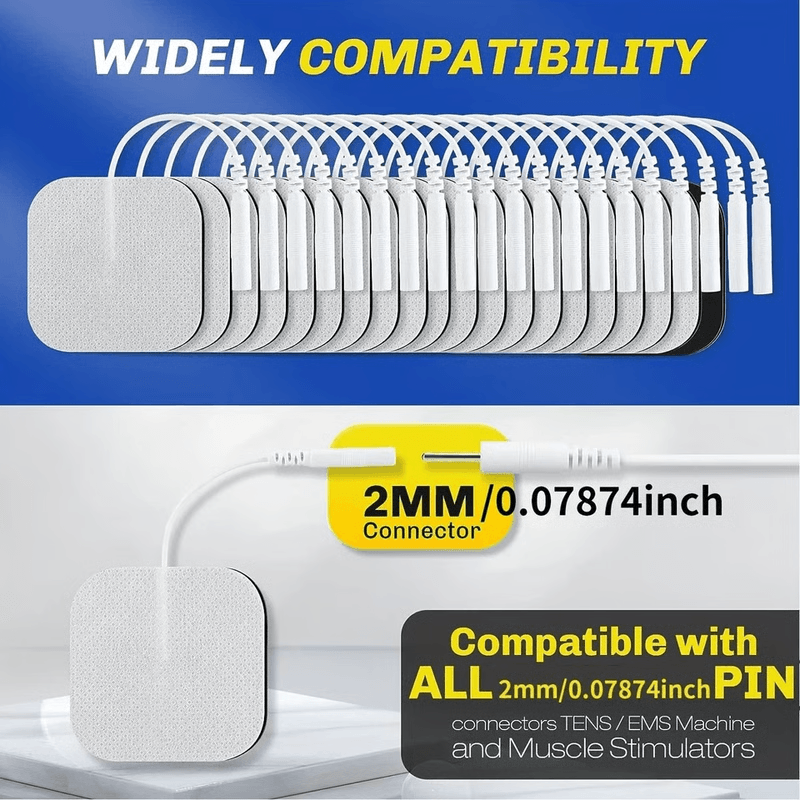 EMS Replacement For Unit 7000 3000 Muscle Stimulator Bulk Pack 40 TENS Electrode Pads 2