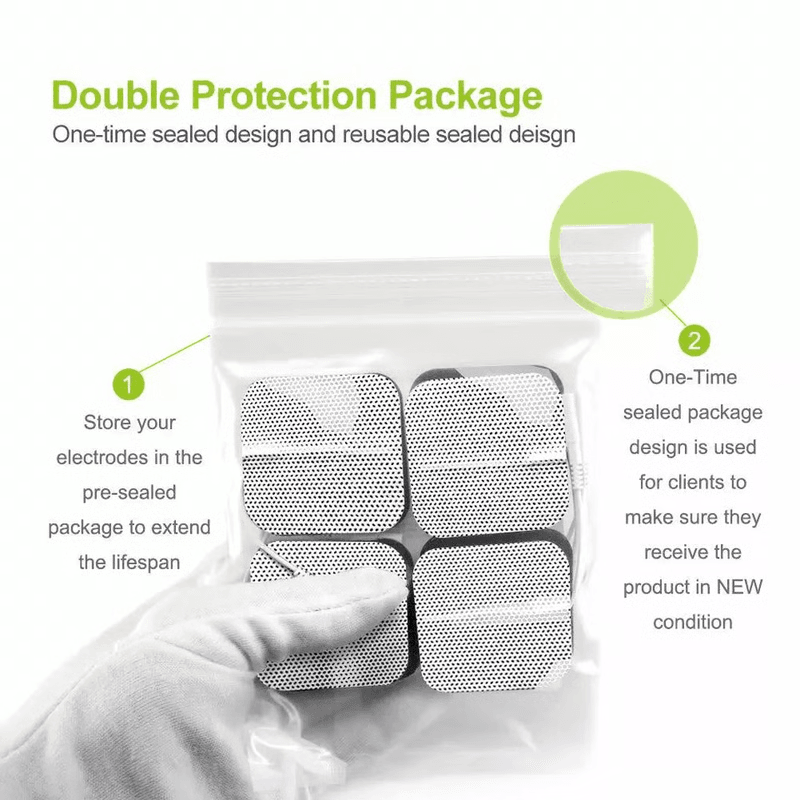 EMS Replacement For Unit 7000 3000 Muscle Stimulator Bulk Pack 40 TENS Electrode Pads 8
