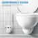 Toilet Brush Storage Base, Bathroom Cup for Frosted Glass Toilet Brush