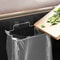 Portable Punchfree Kitchen Supplies Bracket Trash Can Rack Cabinet Door Stainless Steel Closet Garb 1