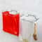 Portable Punchfree Kitchen Supplies Bracket Trash Can Rack Cabinet Door Stainless Steel Closet Garb 2