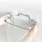 Portable Punchfree Kitchen Supplies Bracket Trash Can Rack Cabinet Door Stainless Steel Closet Garb 4