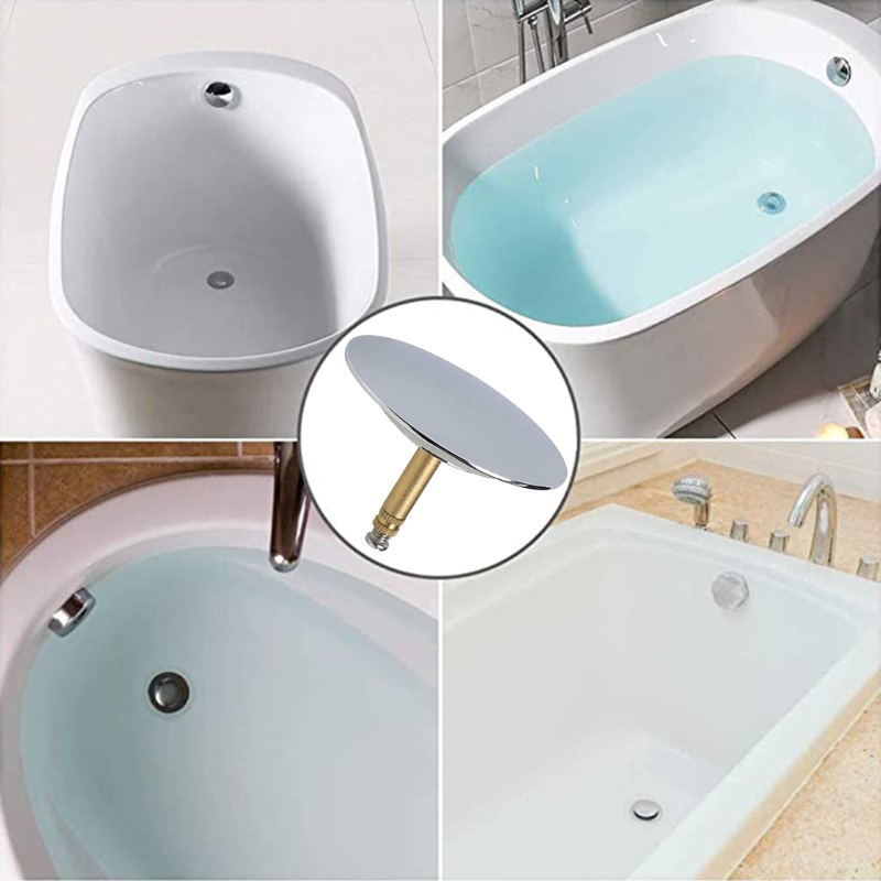 Manual Lift Bathtub Stopper, Detachable Basin Drain Plug Tool