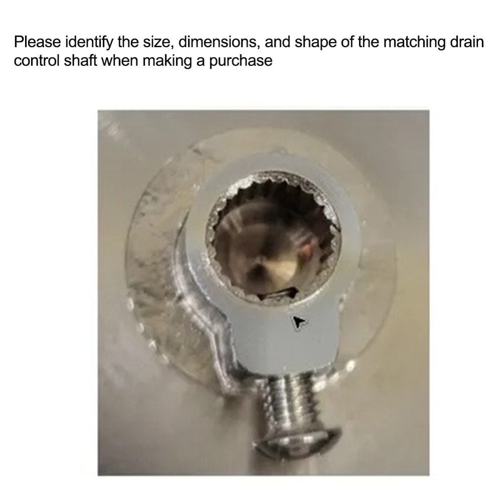 Bathroom Accessories Set, Bathtub Rotating Knob with Chrome Overflow Prevention and Bath Control