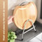 Rustproof Space Saving Cutting Board Organizer, Portable Stainless Steel Kitchen Storage Rack