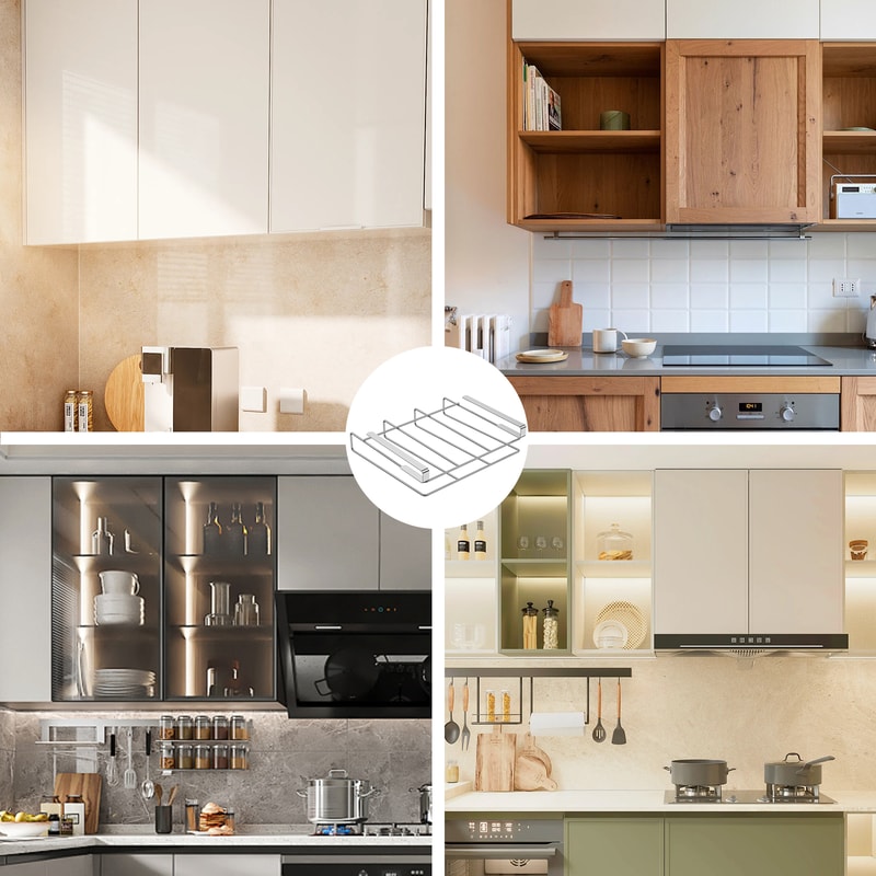 Stainless Steel Hanging Chopping Board Rack, Under Cabinet Cutting Board Organizer, Kitchenware Pot Cover Holder Storage