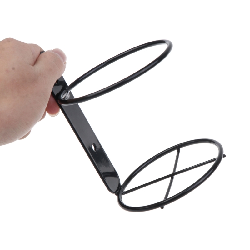 Metal Wall Mounted Wine Bottle Holder, Kitchen Organization Storage Rack for Champagne, Cocktail Bottles