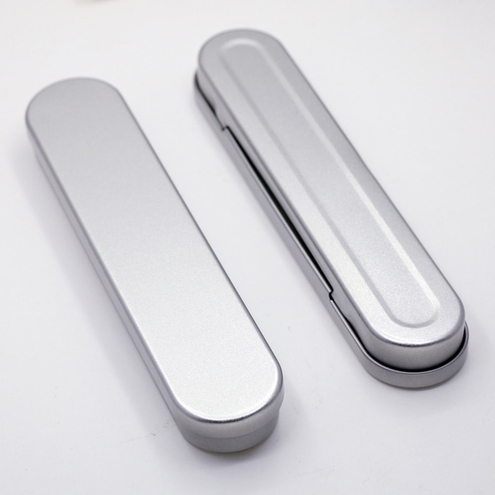 Metal Rectangular Organizer, Portable Tinplate Storage Boxes for Small Items, Flashlight Tweezers Household Use