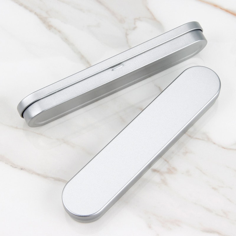 Metal Rectangular Organizer, Portable Tinplate Storage Boxes for Small Items, Flashlight Tweezers Household Use