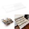 Plastic Seasoning Jar Storage Rack Tray, Acrylic Storage Rack Tray for Kitchen Organization