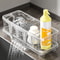Sink Dish Sponge Holder, Kitchen Organizer Caddy, Storage Rack for Shampoo Soap, Bathroom Drain Shelf