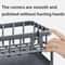 Carbon Steel Kitchen Sink Organizer, Tilted Water Tray Storage Rack for Sponge Brush