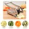 Manual Vegetable Cutter for Potato, Cucumber, and Fruits, Multifunction Stainless Steel Kitchen Tool