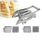 Manual Vegetable Cutter for Potato, Cucumber, and Fruits, Multifunction Stainless Steel Kitchen Tool