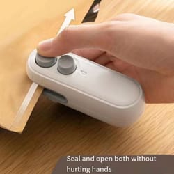 food bag sealing tool, portable rechargeable bag sealer & cutter