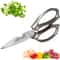 Ultra Sharp Heavy Duty Kitchen Scissors with Serrated Blades & Ergonomic Non-Slip Handle