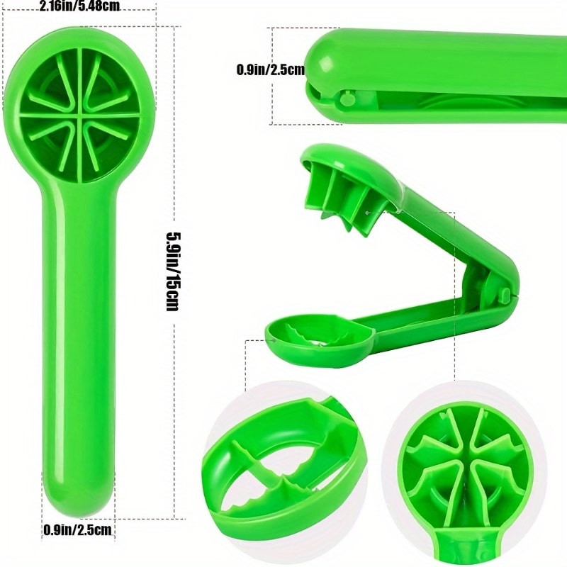 Bladeless Creative Grape Cutter, Green Multi-functional Fruit and Vegetable Cutter for Kitchen