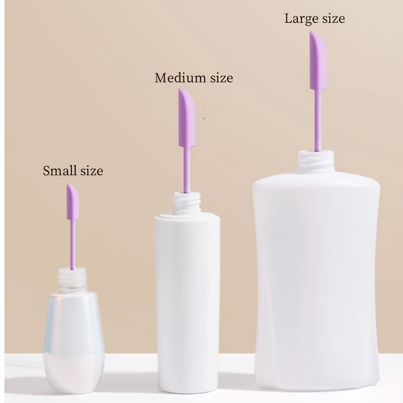 Portable Reusable Silicone Spatulas, Easy Clean Travel Tool, Eco-Friendly Cosmetic Jar Scrapers