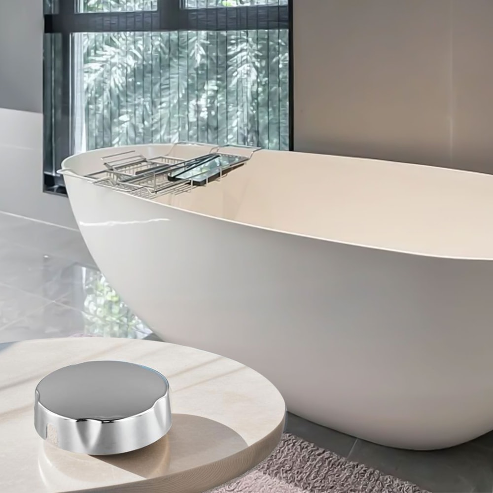 Plastic Chrome Knob for Rotating Bath Control, Elegant Bathroom Accessories