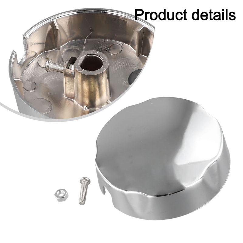 Plastic Chrome Knob for Rotating Bath Control, Elegant Bathroom Accessories