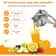 Detachable Heavy Duty Citrus Squeezer, Premium Quality Metal Alloy Fruit Juice Extractor Tool