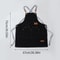 Oil-proof Waterproof Kitchen Apron for Men and Women, Large Pockets for Coffee Bar, Restaurant, Waiter Uniform