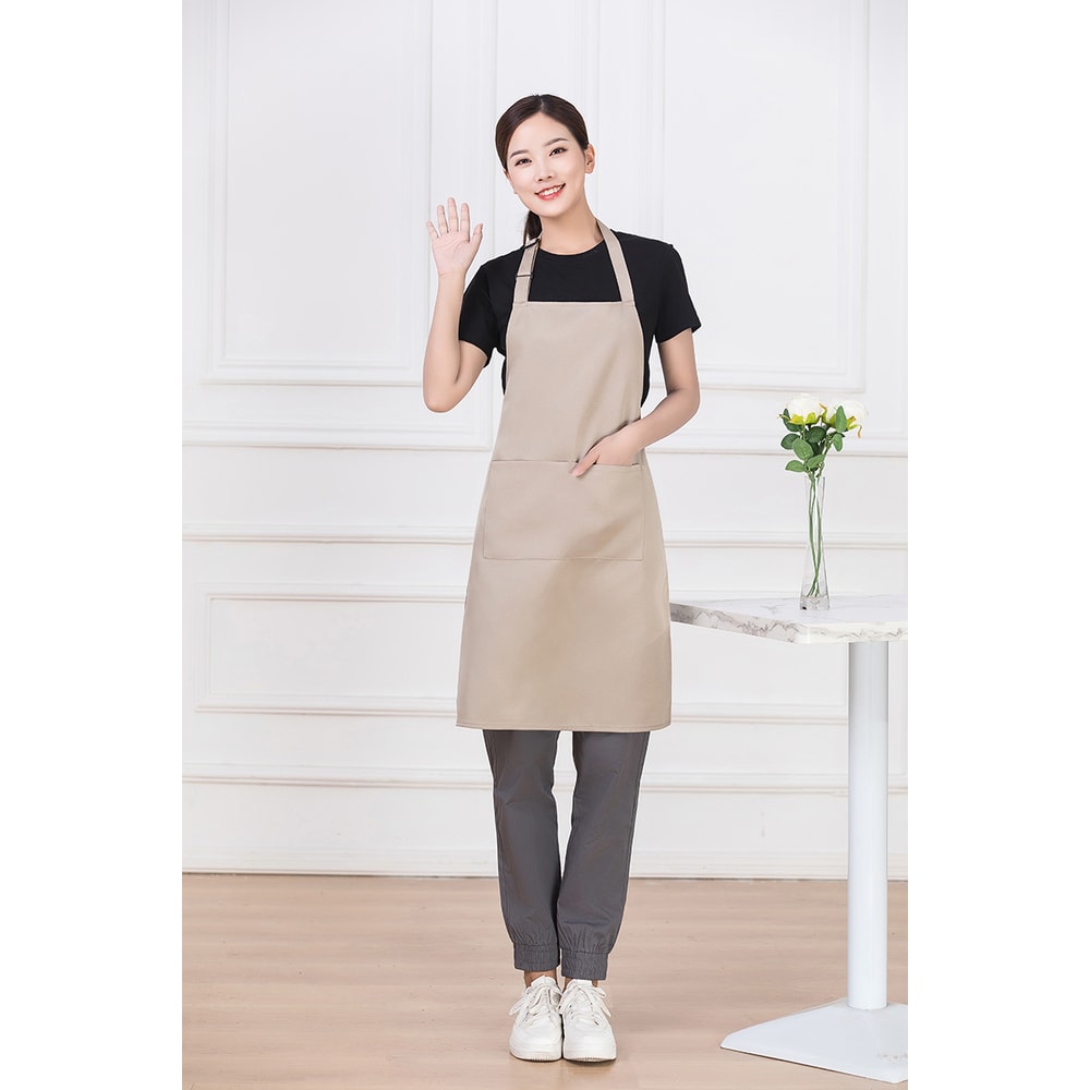 Custom Women's Kitchen Apron, Chef Work Apron for Grill, Restaurant, Bar Cafes, Beauty & Nails Studios Logo Design