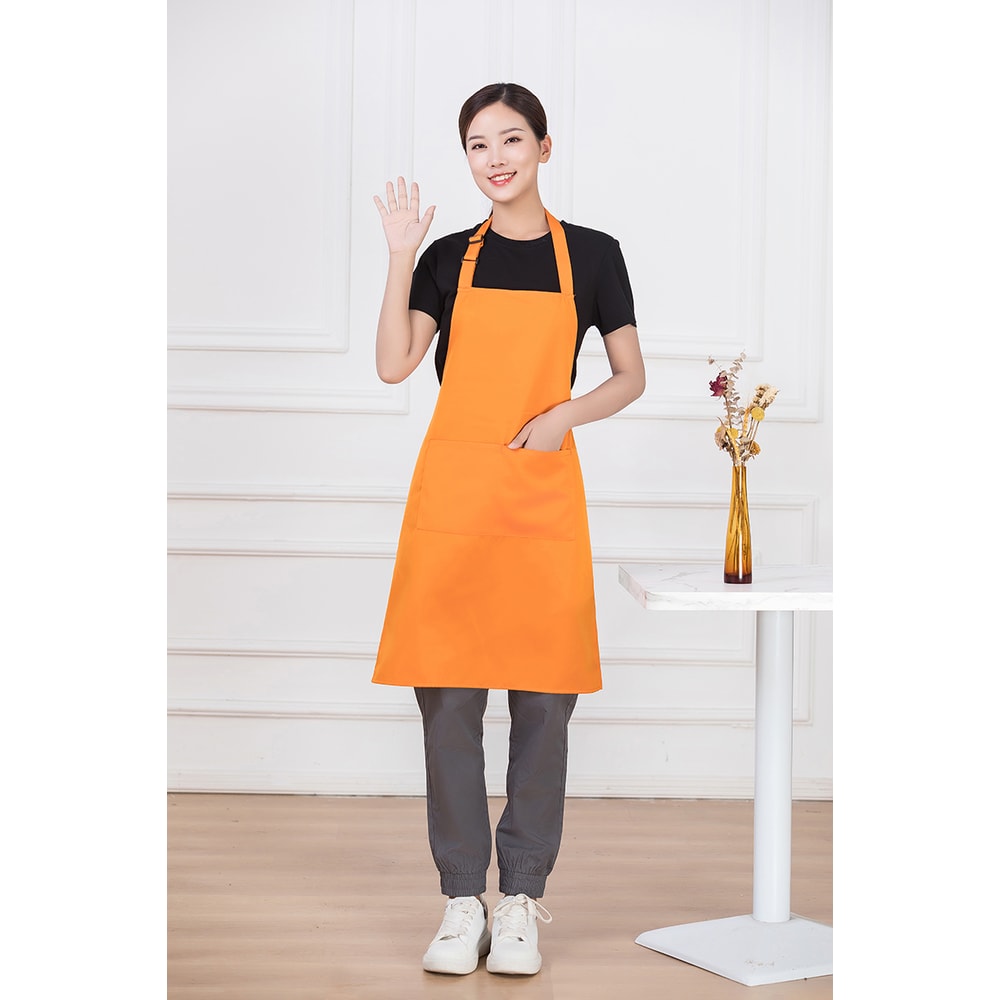 Custom Women's Kitchen Apron, Chef Work Apron for Grill, Restaurant, Bar Cafes, Beauty & Nails Studios Logo Design