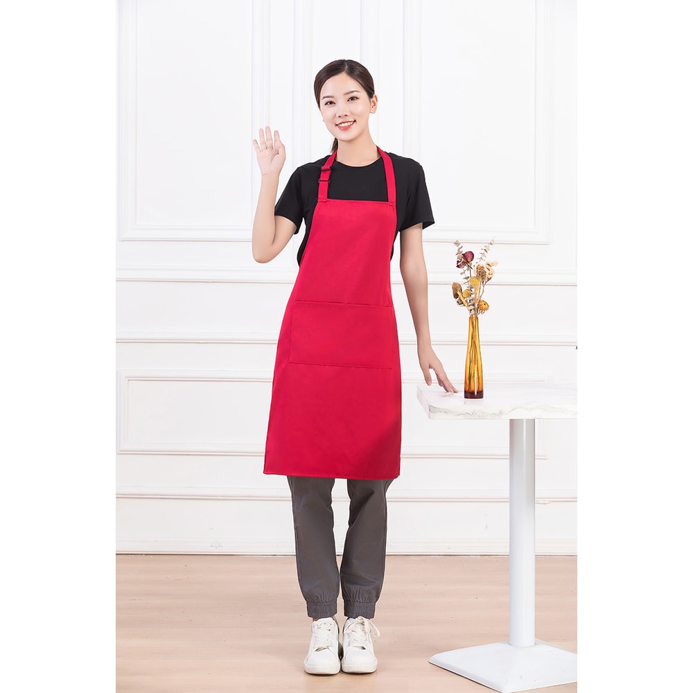 Custom Women's Kitchen Apron, Chef Work Apron for Grill, Restaurant, Bar Cafes, Beauty & Nails Studios Logo Design