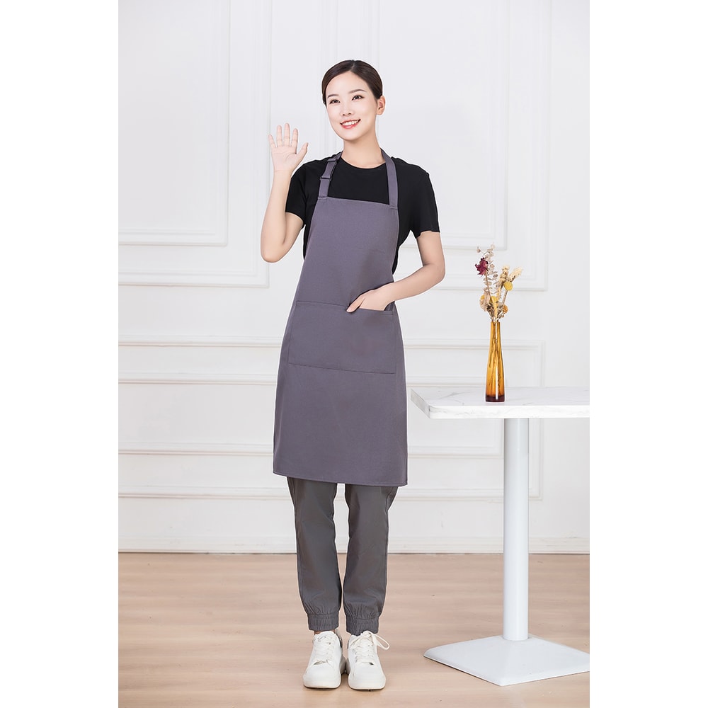 Custom Women's Kitchen Apron, Chef Work Apron for Grill, Restaurant, Bar Cafes, Beauty & Nails Studios Logo Design