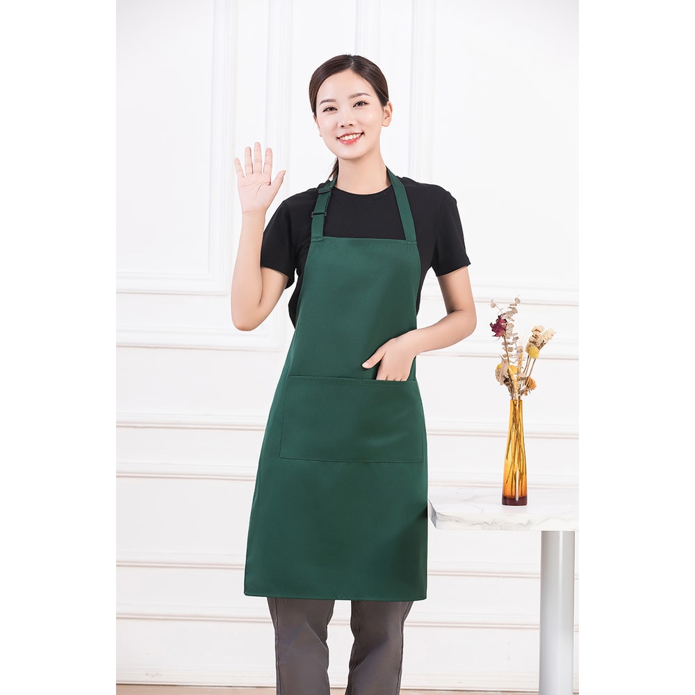 Custom Women's Kitchen Apron, Chef Work Apron for Grill, Restaurant, Bar Cafes, Beauty & Nails Studios Logo Design