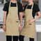 Stylish Kitchen Aprons for Women and Men, Chef Apron for Grill, Restaurant and Beauty Nails Studios