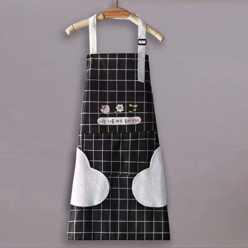 Waterproof Kitchen Apron with Pockets for Women, Anti-Dirty Long Vest, Perfect for Painting and Working