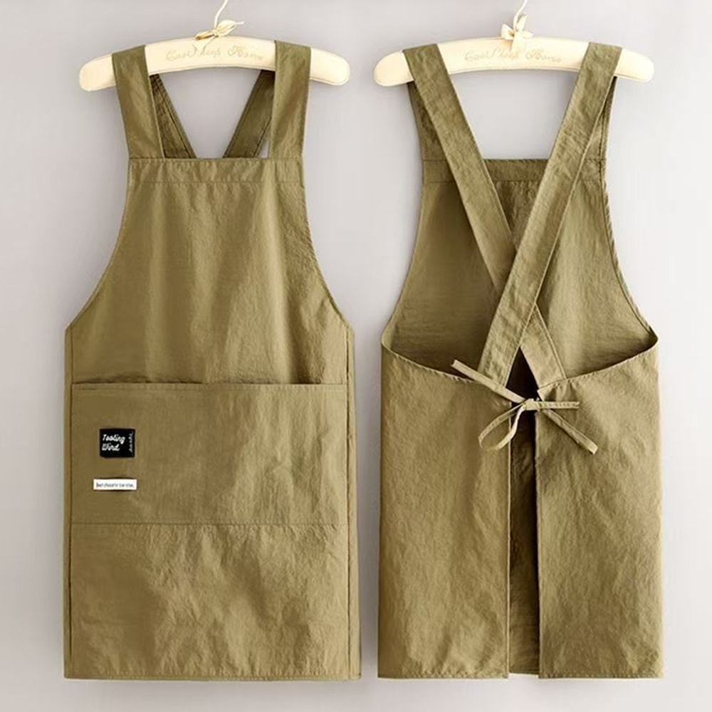 Adult Household Waist Apron, Waterproof Oil Resistant, Catering Workwear