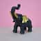 Black Gold Elephant Statue Good Fortune Ornament For Living Room Home Decoration Display 2