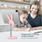 Pink Bunny Adjustable Phone Stand, Desk Holder Compatible with iPhone, Kindle, iPad, Switch, and All Phones