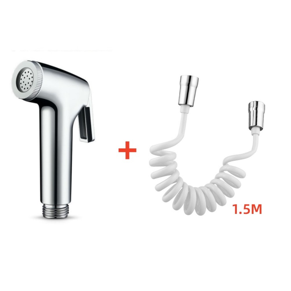 Flexible Spring Shower Head Handheld Water Toilet Bidet Sprayer Hose Tube Telephone Line Soft Hoses 1