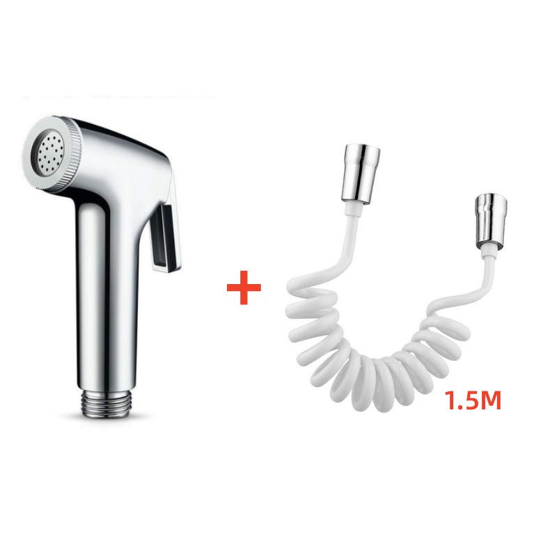 Flexible Spring Shower Head Handheld Water Toilet Bidet Sprayer Hose Tube Telephone Line Soft Hoses 1