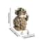 Fun Desktop Decoration Creative Highland Cow Blowing Hair Statue Ornament For Home Office Living Ro 2