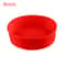 Round Silicone Cake Mold Tray, Nonstick Baking Pans, Reusable Kitchen Bakeware