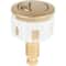 Cistern Flusher Replacement Push Button, Easy Install Golden Plated Toilet Flush Button, Bathroom Upgrade Parts