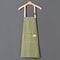 Striped Cotto Linen Apron with Cotton Waistband, Stain Oil Resistance Coffee Overalls for Kitchen