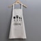 Striped Cotto Linen Apron with Cotton Waistband, Stain Oil Resistance Coffee Overalls for Kitchen