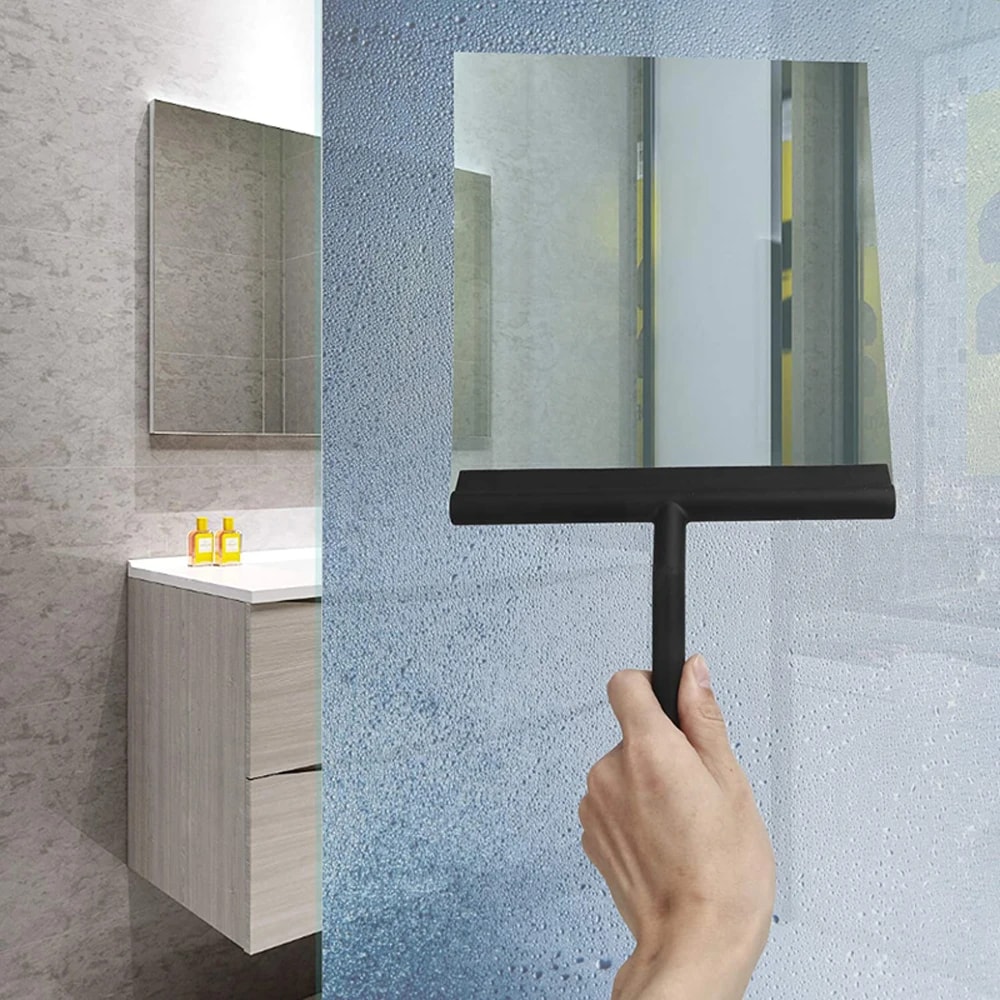 Shower Wall Scraper Cleaner For Glass Doors Bathroom Mirror Wiper Scrape 2