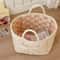 Fashionable Rural Flower Dirty Clothes Basket, Large Foldable Garbage Storage