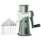Mandoline Vegetable Julienne Slicer Rotary Cheese Grater Nut Chopper for Kitchen