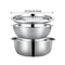 Stainless Steel Kitchen Kit with Multifunctional Mixing Bowl, Vegetable Slicer for Easy Cleaning and Slicing Fruits