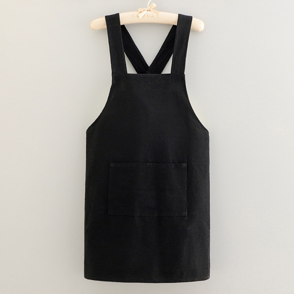 Breathable Cotton Cooking Apron, Fashionable Kitchen Housework Protective Cover