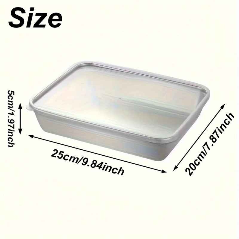 Stainless Steel Food Storage Containers, Leakproof & Stackable with Clear Lids for Home, Camping & Meal Prep