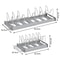Adjustable Compartments Dish Rack, Pots Holder Kitchen Utensils, Expandable Organizer Rack